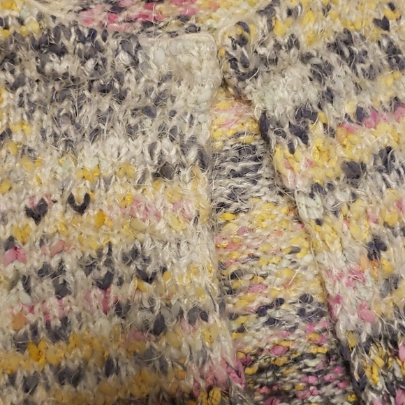 Solitaire Ravi Khosla fuzzy cardigan sz small - Picture 2 of 3